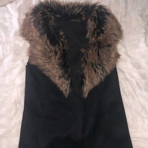 Faux Fur suede vest